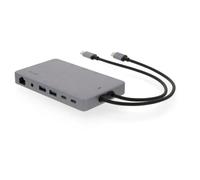 LMP Docking station Display Dock 2 12 ports 4K 60 Hz Aluminium gris sidéral