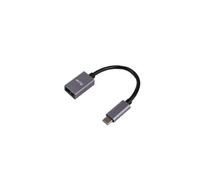LMP USB-C (m) to USB A (f) Adapter, 5G/3A, 15 cm, W126585098 (Adapter, 5G/3A, 15 cm, Aluminum housing, Space Grey)
