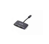 LMP USB-C (m) to VGA & USB 3.0 (f) & USB-C Charging, W126585104 ((f) & USB-C Charging Multiport Adapter, Aluminum housing, Space Gray)