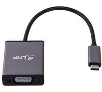 LMP USB-C vers VGA USB-C 3.1 Câble Adaptateur Gris VGA - Câble Adaptateur (USB-C 3.1, VGA, 0,15 m, Gris)