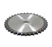 LMPVPDGADZ 1pc 10A 10-21 Dents chaîne d'entraînement pignon Plat A3 Acier Rouleau chaîne engrenage Pas 15.875mm pignon Industriel(21 Teeth)