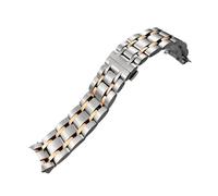LMPVPDGADZ Accessoires de montre 22mm 23mm 24mm adaptés for Tissot 1853 Couturier T035 bracelet en acier inoxydable T035407A T035627A bracelet de montre d'affaires for hommes(Silver Rose,22mm)
