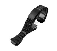 LMPVPDGADZ Bracelet de montre en acier fin for hommes, compatible CASIO, G-Shock, GW-5000, 5035, DW5600, GWM5610, noir et argent, 16mm(5600 black)