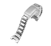 LMPVPDGADZ Bracelet de montre en acier inoxydable adapté for Casio for G-Shock Heart of Steel GST-B500BD/GST-B500 AD Bracelet de montre en métal for boucle pliante(Silver)