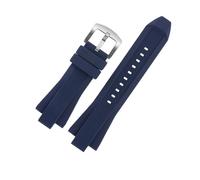 LMPVPDGADZ Bracelet de montre en caoutchouc de Silicone 29*13mm Joint convexe noir Orange bleu hommes bracelet de montre adapté for MICHAEL adapté for KORS MK8184 8729 9020 8730 8761 8152(Blue-S pin)
