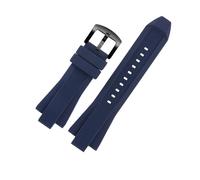 LMPVPDGADZ Bracelet de montre en caoutchouc de Silicone 29*13mm Joint convexe noir Orange bleu hommes bracelet de montre adapté for MICHAEL adapté for KORS MK8184 8729 9020 8730 8761 8152(Blue-B pin)