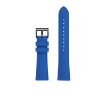 LMPVPDGADZ Bracelet de montre en caoutchouc et Silicone Fluororubber, 20 22mm, noir, bleu, vert, bracelet de rechange, adapté for Omega, for Seamaster Diver 300m(Royal blue-B pin,22mm)