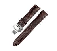 LMPVPDGADZ Bracelet de montre en cuir 19 mm 20 mm 21 mm 22 mm for Omega Fit for Tissot Fit for Longines Fit for Tudor Fit for CITIZEN Pattern Bracelet de montre marron noir(Brown Style 2,19MM_ROSE BUC