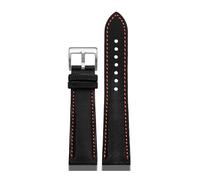 LMPVPDGADZ Bracelet de montre en Nylon for fond Lea/ther, 20 21 22 24mm, for hommes, adapté for Tag Heuer F1, for la série Carrera Aquaracer(Black orange-S pin,20mm)