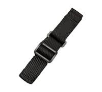 LMPVPDGADZ Bracelet de montre en Nylon haut de gamme adapté for s-eiko No 5 armée vert bleu loisirs Sport de plein air bracelet de montre 20mm 22mm 24mm bracelet(Schwarz,24mm)