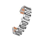 LMPVPDGADZ Bracelet de montre for extrémité de cosse en acier inoxydable, adapté for la série C-artier Ballon Bleu, 20x12mm, 18x11mm, 14x8mm, W6920046, for hommes et femmes(Silver rose gold,14X8mm)