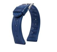 LMPVPDGADZ Bracelet de montre gaufré adapté for Seiko PROSPEX SKX007 Water Ghost 20mm 22mm ormeau petit MM Silicone hommes plongeur sport bracelet de montre en caoutchouc(B Blue-silver,Width 20mm)