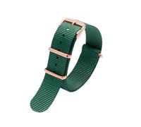 LMPVPDGADZ Bracelet de montre universel en toile de nylon for DW for Briston for Rolex 18 mm 20 mm 22 mm noir rouge vert kaki bleu sport for hommes et femmes(Blue-RG pin,22mm)