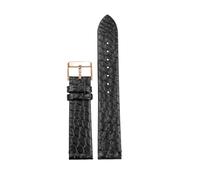 LMPVPDGADZ Bracelet en cuir fait main boucle Ultra fine 18 19 20 21 22MM Bracelet souple marron noir, Style Vintage for hommes(Brack D style,19mm)