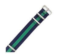 LMPVPDGADZ Convient for Daniel Fit for Wellington Fit for Tissot Fit for Rolex Water Ghost Fit for Citizen Fit for Seiko Bracelet de montre en nylon élastique 18 20 22 mm(Blue Green,22mm)