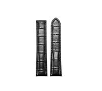 LMPVPDGADZ Fit For Omega Watch Strap Original en cuir véritable for hommes Fit for Omiga Seahorse Super Butterfly Fly Watch Band Femmes 18mm 19mm 20mm 21mm(Black-No buckle,22mm)
