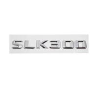 LMPVPDGADZ Lettres autocollantes pour coffre arrière de voiture Mercedes pour Benz SLK55 SLK63 SLK200 SLK230 SLK250 SLK280 SLK300 SLK320 SLK350 (SLK300-argent, plastique)