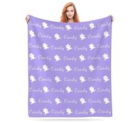 LMQJDZ Couverture Bébé personnalisée, Couverture personnalisée pour bébé avec n'importe Quel nom, Douce et Confortable Nouveau-né Cadeaux personnalisés pour-Multiples Fond au Choix