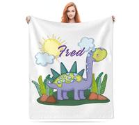 LMQJDZ Couverture Bébé personnalisée, Couverture personnalisée pour bébé avec n'importe Quel nom, Douce et Confortable Nouveau-né Cadeaux personnalisés pour-Multiples Fond au Choix