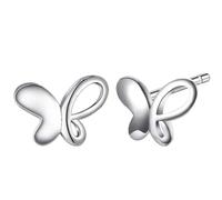 LMRJHAZ 925 Boucles d'oreilles en Papillon en Argent Sterling