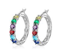 LMRJHAZ 925 boucles d'oreilles personnalisées en argent sterling