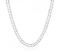 LMRJHAZ 925 Collier de chaîne de liaison 12 mm pour les hommes unisexes 18-30 pouces