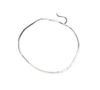 LMRJHAZ 925 Collier de chaîne d'os de serpent argent sterling