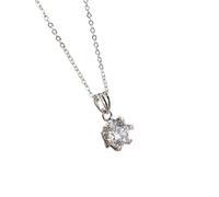 LMRJHAZ 925 Sparkle Zircon Choker Collier Set Diamond Pendants Femmes Cadeau pour les bijoux de mariage