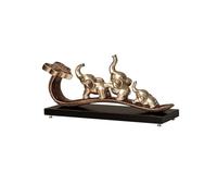 LMRJHAZ Accueil Ornements Mignons Statues d'éléphant ornemental The Good Luck Elephant Good Gifts for Elephant Lovers Decoration for Home Office Decoration décorations d'art (A-1)