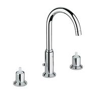 LMRJHAZ Atrio 8 po. Robinet de salle de bain répandu à 2 manches - 1,2 gpm