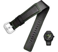 LMRJHAZ Band de montre en cuir de 24 mm Cow Hide pour Dietrich OTC-AO1 OT-3 Bracelet Bracelet Stomate Cowhide Black Wrist Wrist