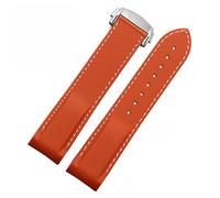 LMRJHAZ Bande de montre en silicone de 20 mm 22 mm pour seamaster 007 bracelet de sangle étanche au poignet avec boucle pliante