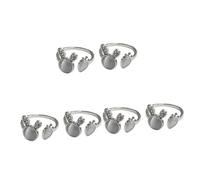 LMRJHAZ Bijoux ajusté Anneau Jewelry Mignon Bunny Carrot Design de Doigt léger Anneaux de Doigt