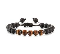 LMRJHAZ Bijoux Bracelet Bracelet Oeil Tiger Tiger Stone Crown Casque Bracelet