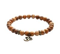 LMRJHAZ Bijoux Bracelets de charme de charme pendentif pour femmes Bouddha religieux Bracelet Men Nouvel Nature Bracelet de prière en pierre 17cm 4 bijoux