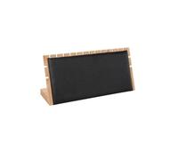 LMRJHAZ Bijoux Collier Bracelet en Cuir en Bois Affiche de Support de Support Bouc-fenêtre Bijoux Affiche de Bijoux Ornement Bijoux (Noir)