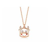 LMRJHAZ Bijoux/colliers légers Colliers de luxe pour femmes, colliers, accompagnés de bonne chance, de fortune et de fortune, tourne les choses autour des pendentifs pour femmes