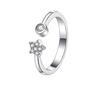 LMRJHAZ Bijoux élégant Sizer des Bijoux pour Femmes Anneau décoratif Anneau Ouvert Design pour Femmes Bijoux