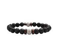 LMRJHAZ Bijoux Lave Pierre Hommes