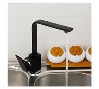 LMRJHAZ Black Space Robinet de cuisine en aluminium à poignée unique pour évier de cuisine