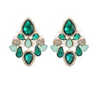 LMRJHAZ Boucles d'oreilles avec écran de noix, bijoux géométriques, style rocheux