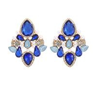 LMRJHAZ Boucles d'oreilles avec écran de noix, bijoux géométriques, style rocheux