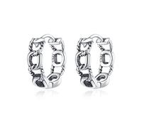 LMRJHAZ Boucles d'oreilles en émail en émail Rose pour Femmes Fine Bijoux Cadeau