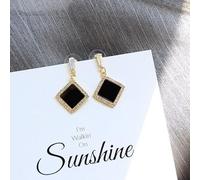 LMRJHAZ Boucles d'oreilles en perles zircon géométriques pour femmes boucles d'oreilles bijoux d'anniversaire cadeau