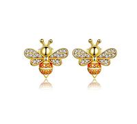 LMRJHAZ Boucles d'oreilles étouffantes exquises en abeille pour femmes bijoux