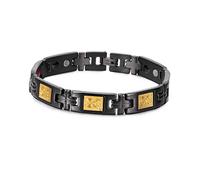 LMRJHAZ Bracelet Bracelet Bracelet Feuille d'or guanyin bodhisattva Bracelet Bracelet Allemand Bracelets for Women menecs Jacked Magnetic Bracelet Mes Cadeau (Couleur: Couleur)