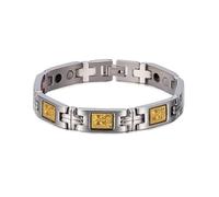 LMRJHAZ Bracelet Bracelet Bracelet Feuille d'or guanyin bodhisattva Bracelet Bracelet Allemand Bracelets for Women menecs Jacked Magnetic Bracelet Mes Cadeau (Couleur: Couleur)