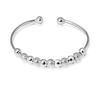 LMRJHAZ Bracelet Bracelet en Bracelet en Argent en Argent en Argent avec charmes Rondes Bracelet Argent 925 bijourie Cadeau pour Les Femmes
