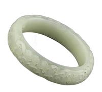 LMRJHAZ Bracelet de jade à fleurs à la main bracelet pour femmes pour femmes