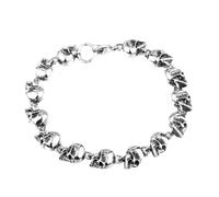 LMRJHAZ Bracelet Men Bracelets Bijoux Vintage Gothic Style Punk Skull Bracelet Hip Hop Rock Biker Bracelet Men's Trend